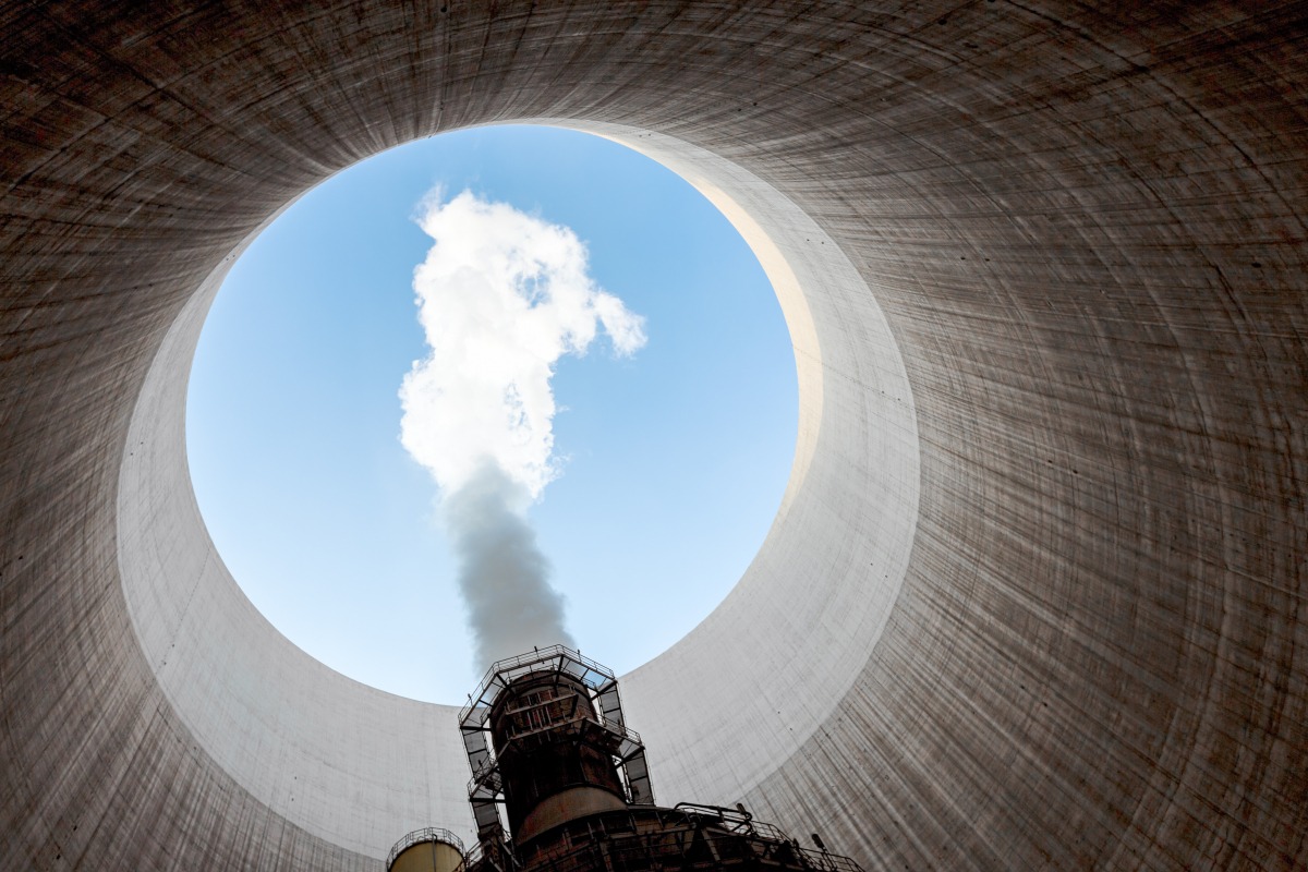 Thermal power plant interior